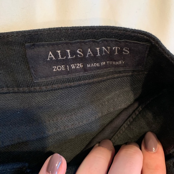 All Saints Zoe Cropped Bootcut Jeans - Picture 4 of 4